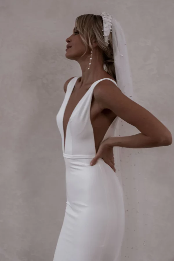 PEARL HEADBAND VEIL - Image 3