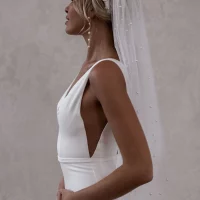 PEARL HEADBAND VEIL - Image 2